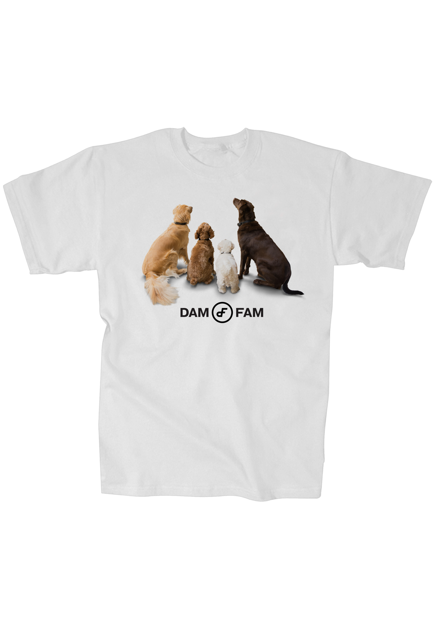 DamFam Dogs Tee - White