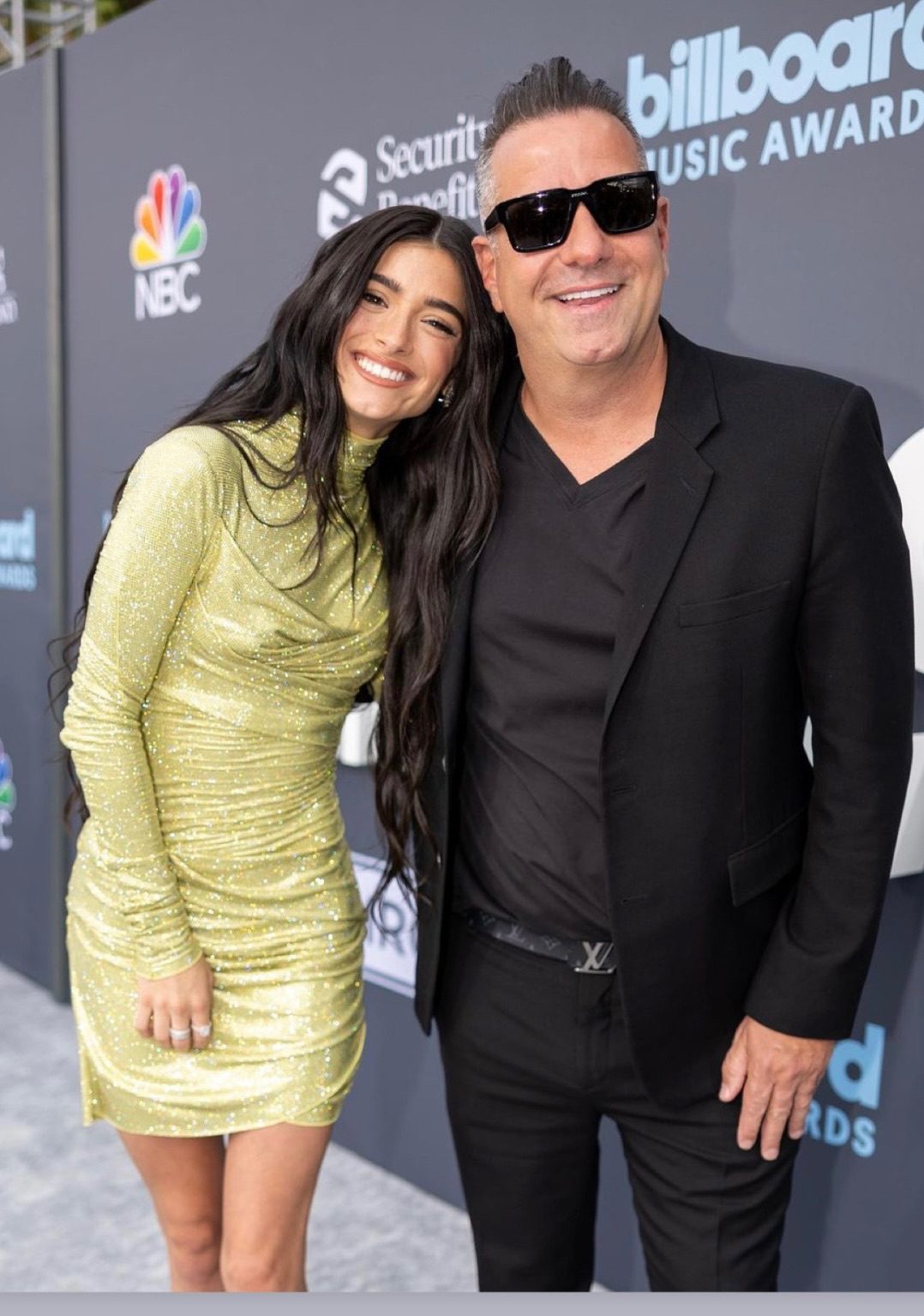 Marc and Dixie D'Amelio at the Billboard Music Awards